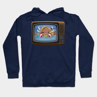 Speedy The Warthog Retro TV Hoodie